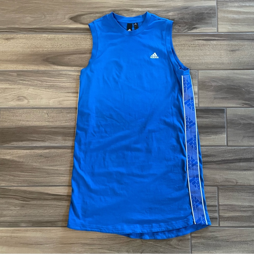 ADIDAS A-Line Blue Dress Sz MED